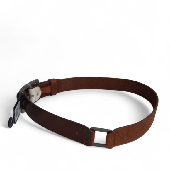 PISTIL Cow Hair Leather Belt Western Boho Cowboy Carter Pony Leather Cowhide S - Picture 5 of 9